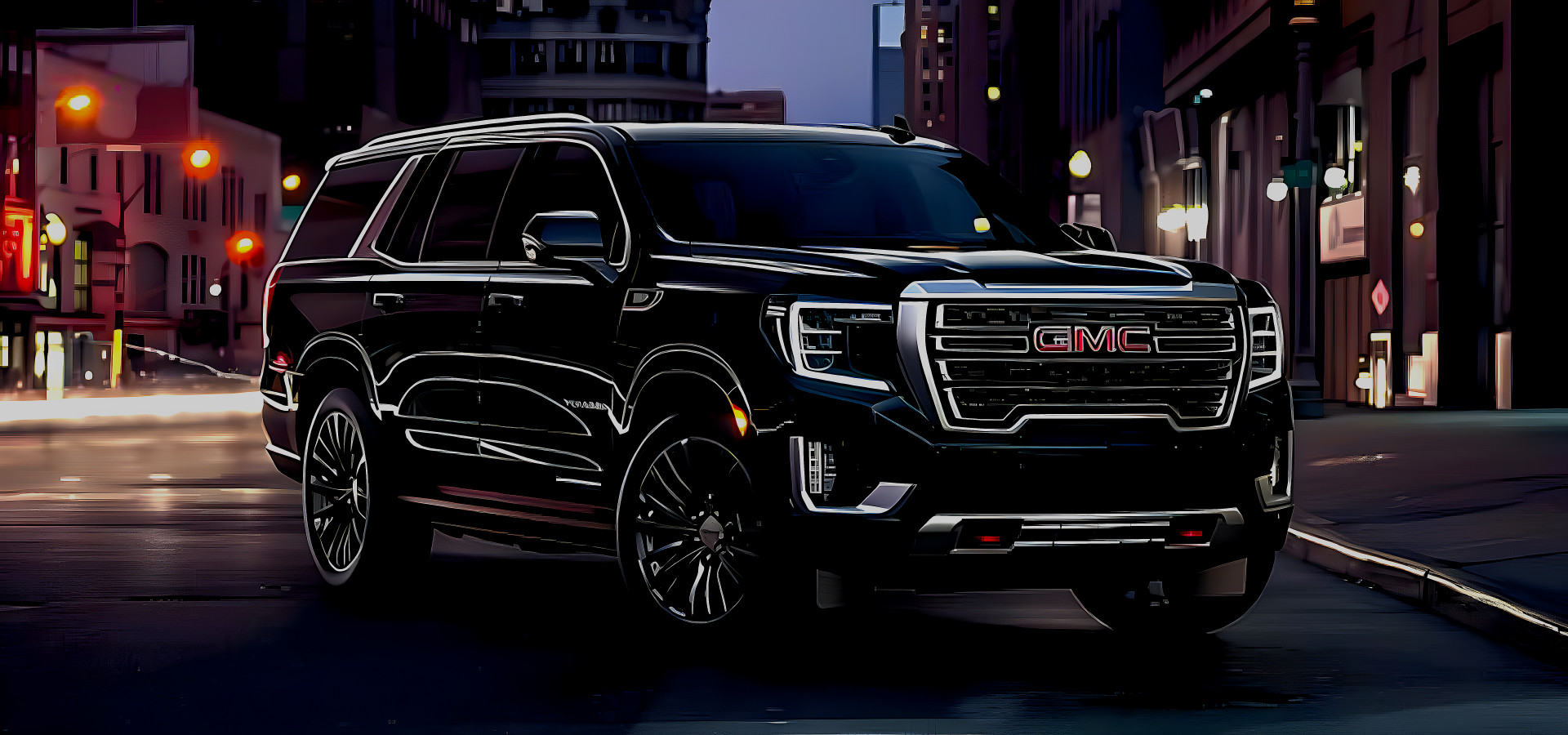 Luxury car parked outside in Salt Lake City providing private transportation services.